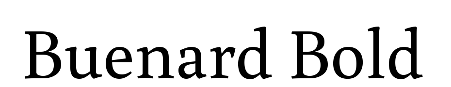 Buenard Bold Font Download Free
